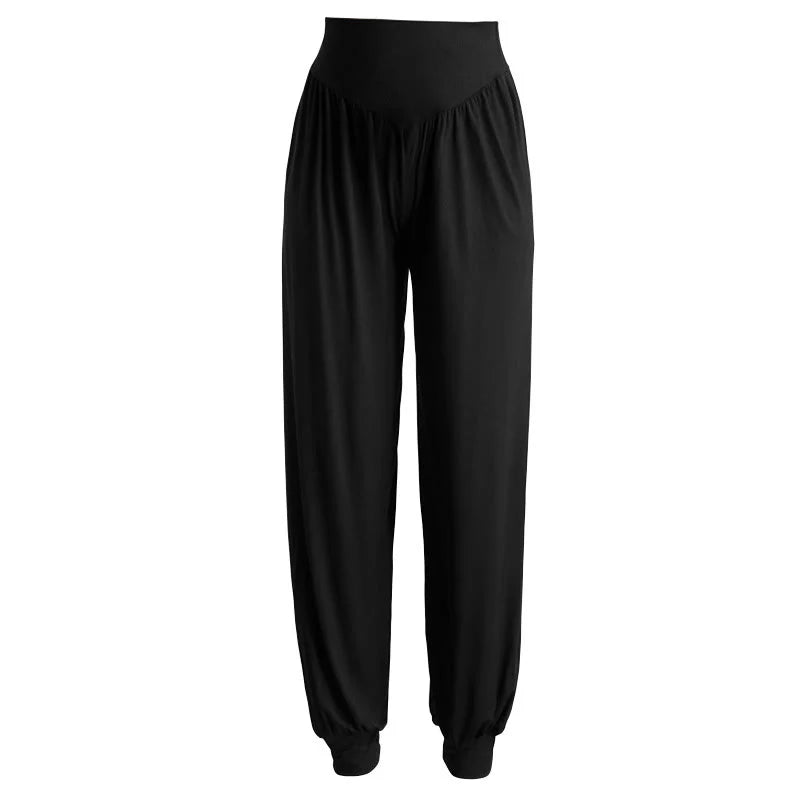Buddha Stones Plain Color Loose Modal Yoga Dance Harem Pants