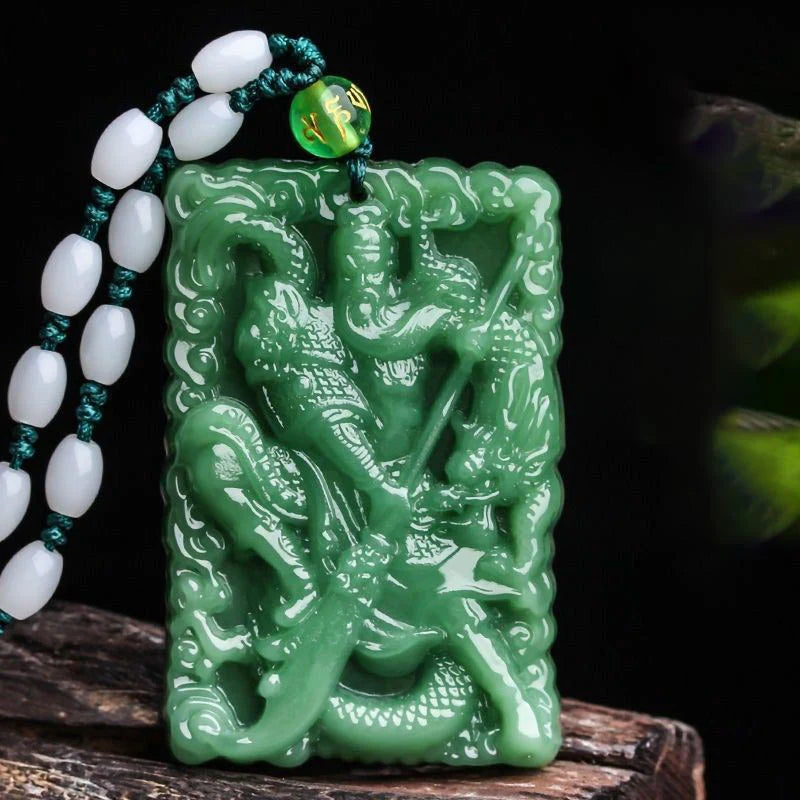 FengShui Lord Guan Protection Necklace Pendant (Extra 30% Off | USE CODE: FS30)