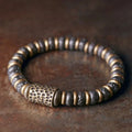 Buddha Stones Vintage Lava Rock Beads Calm Copper Bracelet