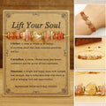 Buddha Stones Lift Your Soul Citrine Carnelian Sun Stone Happiness Bracelet