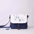 Buddha Stones Embroidered Camellia Epiphyllum Gardenia Sakura Flowers Crossbody Bag Shoulder Bag Cellphone Bag