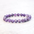 Buddha Stones Keep Calm Purple Series Healing Love Bracelet