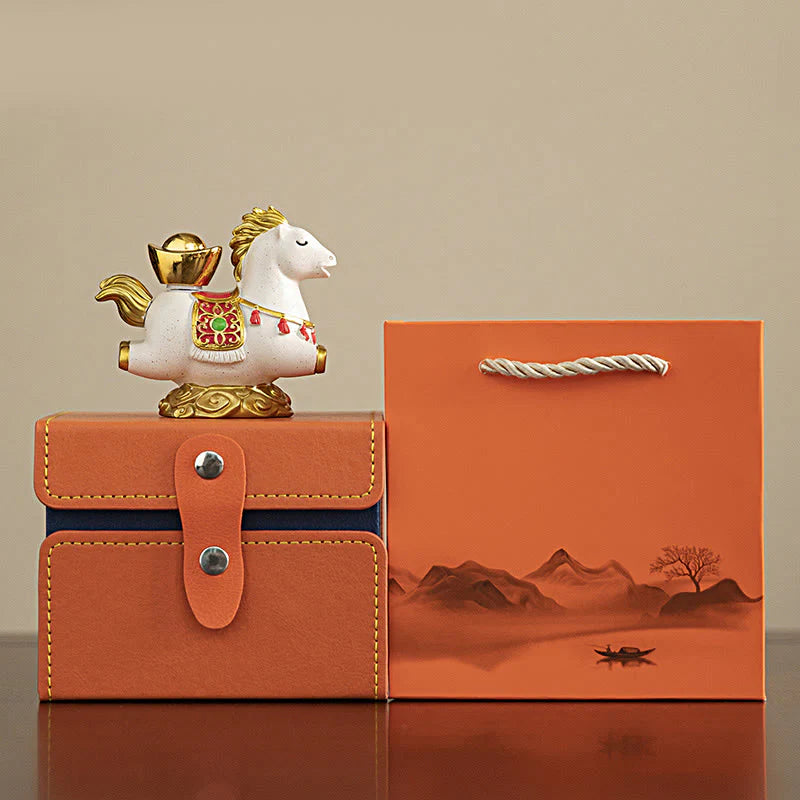 Buddha Stones Chinese Zodiac Year Of The Horse Fu Character Prosperity Home Decoration