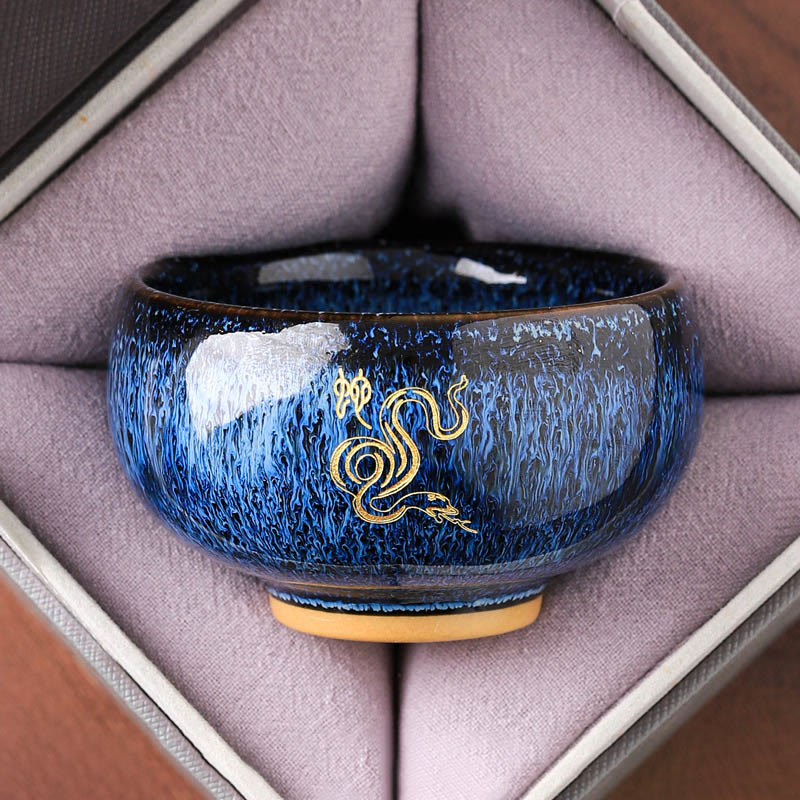Buddha Stones Chinese Zodiac Year Of The Horse Ceramic Teacup Kung Fu Tea Cup 135ml
