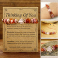 Buddha Stones Thinking Of You Rose Quartz Rhodonite Carnelian Relationships Bracelet