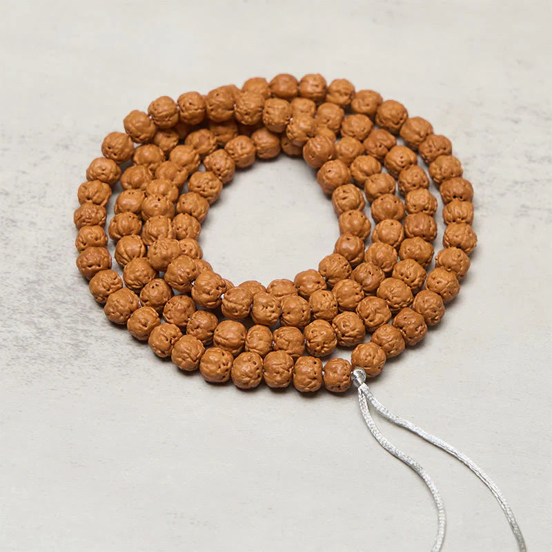 Buddha Stones Tibetan 108 Beads Bodhi Seed Wealth Auspiciousness Mala