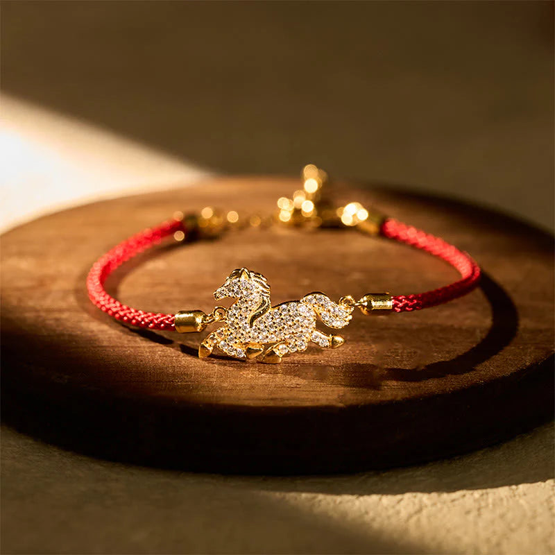 Buddha Stones May Protection and Good Luck Follow You Year of the Horse Includes Gift Message Card