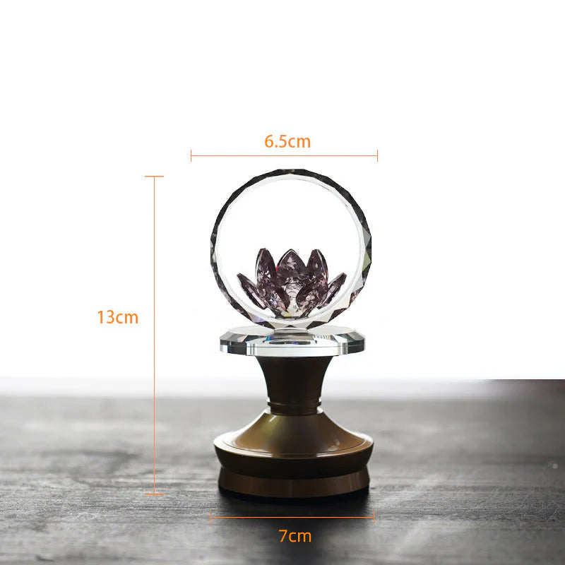 Buddha Stones Lotus Copper Brass New Beginning Home Decoration