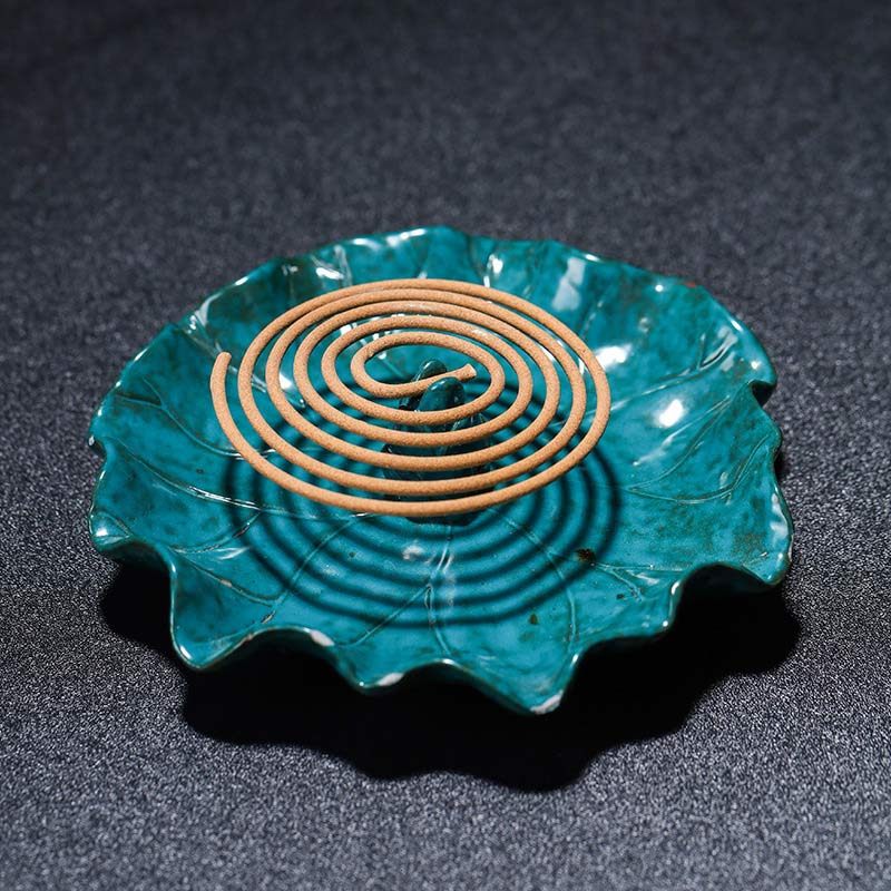 Buddha Stones Tibetan Lotus Blessing Incense Burner Decoration (Extra 30% Off | USE CODE: FS30)