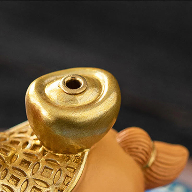 Buddha Stones Year Of The Horse 2026 New Year Ingot Attracting Wealth Home Decoration Incense Burner