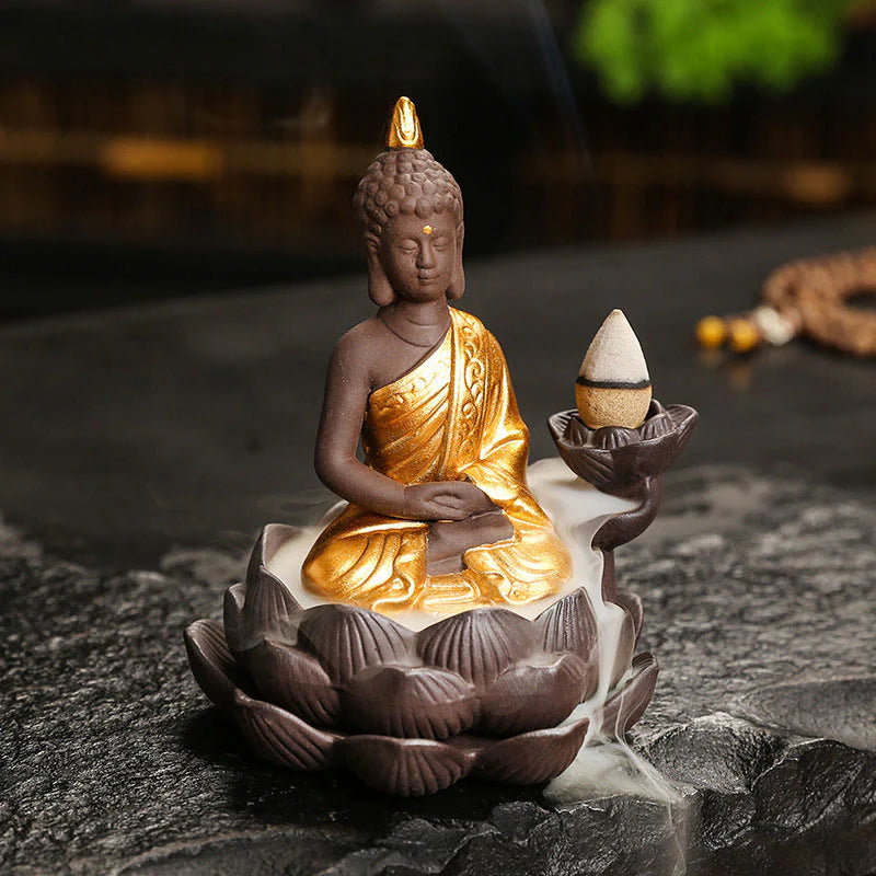 Buddha Stones Buddha Serenity Home Decoration Incense Burner