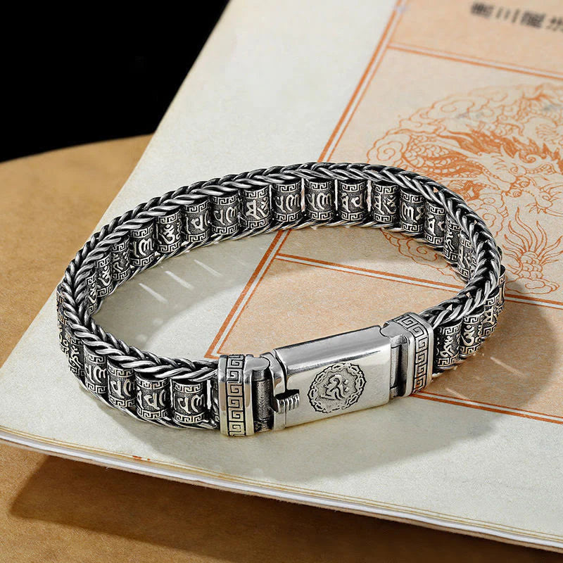 FREE Today: Peace Healing Tibetan Copper Prayer Wheel Om Mani Padme Hum Metal Bracelet
