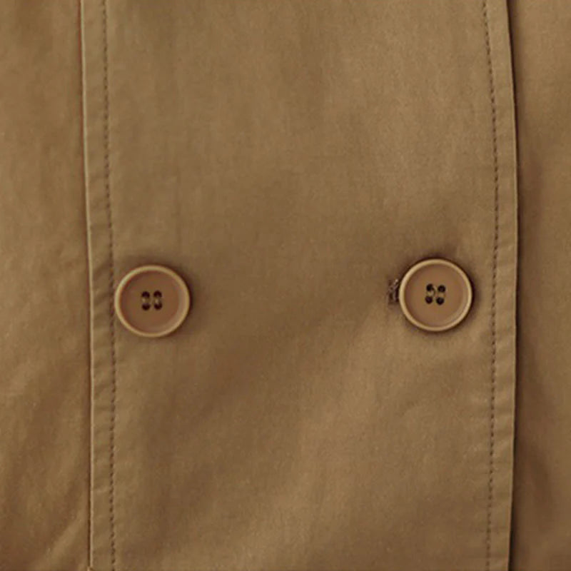 Buddha Stones Women's Long Sleeve Button Cotton Jacket