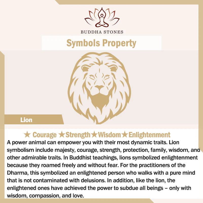 Buddha Stones Natural Black Obsidian Lion Wrist Mala Protection Tassels Pocket Mala Car Decoration
