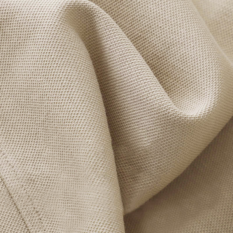 Buddha Stones Plain Buttons Women's Cotton Long Sleeve Jacket