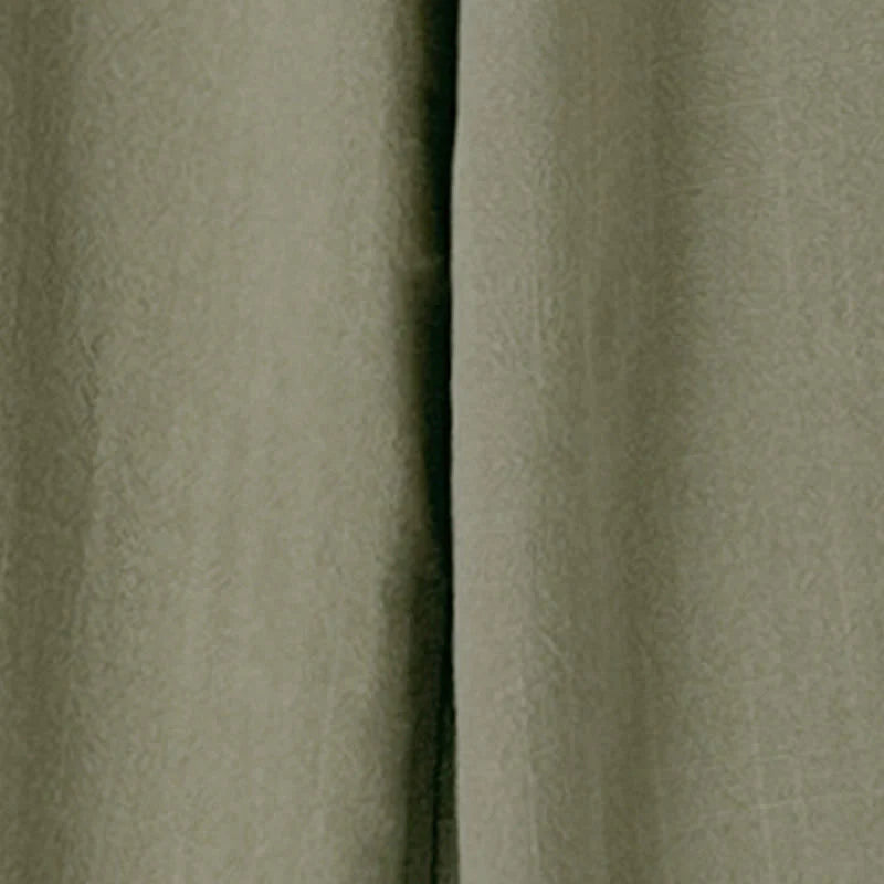 Buddha Stones Women's Pure Color Drawstring Cotton Linen Wide Leg Ankle-Length Pants With Pockets
