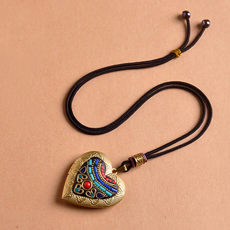 Buddha Stones Copper Kwan Yin Avalokitesvara Zakiram Wealth Pendant Necklace