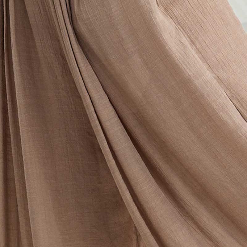 Buddha Stones Solid Color Loose Cotton Linen Wide Leg Pants For Yoga Classical Dance (Extra 35% Off | USE CODE: FS35)