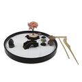 Buddha Stones Tree Small Bridge Landscape Meditation Calm Zen Garden Decoration