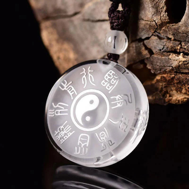 FREE Today: Feng Shui Liuli Yin Yang Protection Balance Pendant Necklace