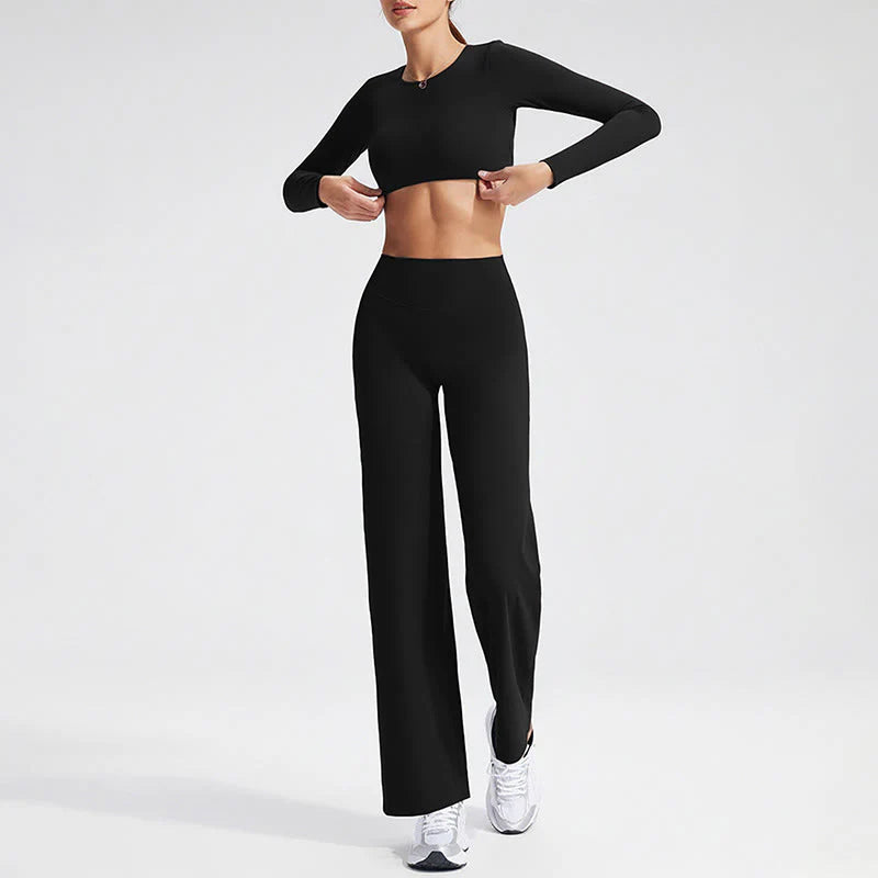 Buddha Stones Long Sleeve Backless Bra Sports Fitness Yoga Women's Tank Top
