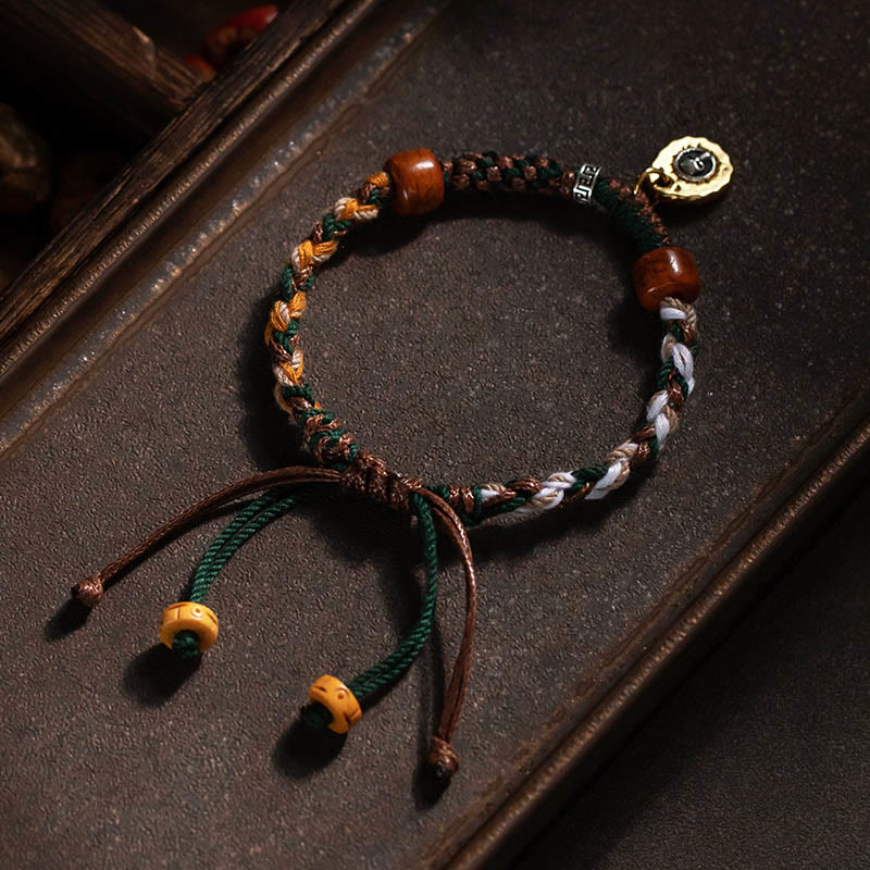 FREE Today: Ward Off Evil Spirits Tibetan Bone Beads Rope Bracelet