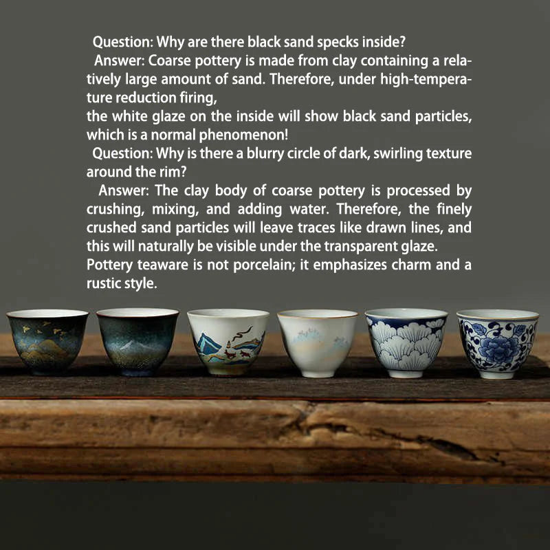 Buddha Stones Small Hand-painted Golden Crane Ceramic Teacup Kung Fu Tea Cup 40ml