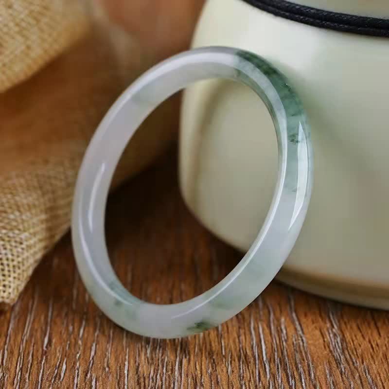 Buddha Stones Jade Abundance Luck Blessing Bracelet Bangle