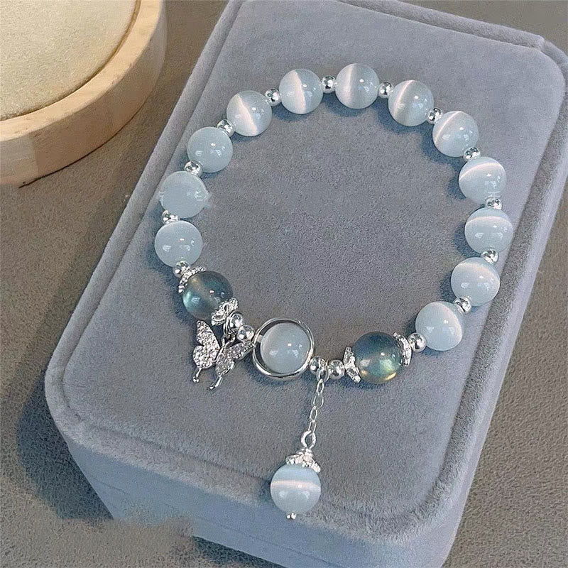 FREE Today: Bring Positive Energy Butterfly Cat's Eye Chrysoberyl Bracelet