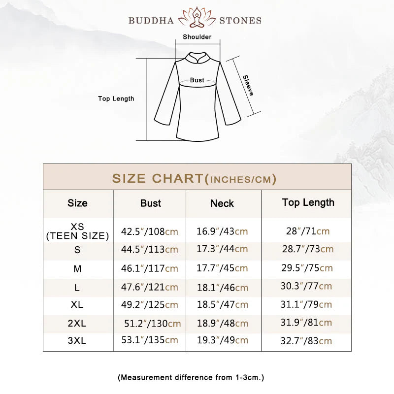 Buddha Stones Meditation Zen Prayer Spiritual Tai Chi Qigong Practice Unisex Embroidery Clothing Set (Extra 30% Off | USE CODE: FS30)