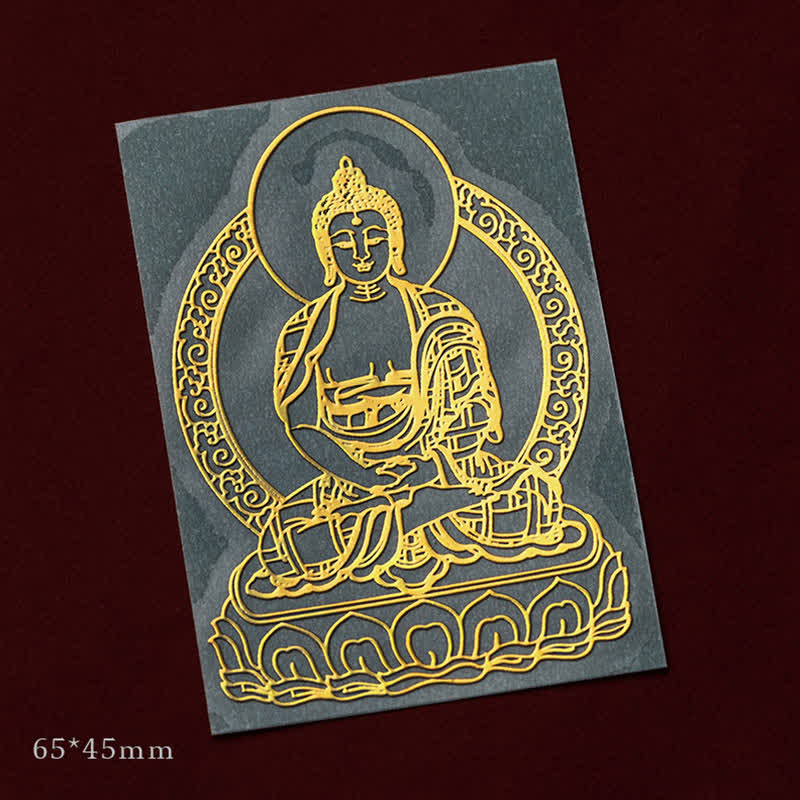 Buddha Stones 12 Chinese Zodiac Blessing Wealth Fortune Phone Sticker