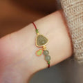 Buddha Stones Natural Jade Buddha Abundance Red String Weave Bracelet (Extra 30% Off | USE CODE: FS30)