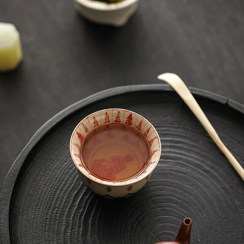 Buddha Stones Dunhuang Color Thousand Buddhas Teacup Kung Fu Tea Cup 100ml