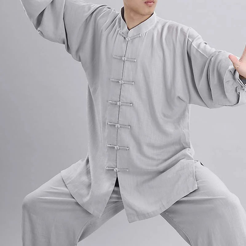 Buddha Stones Meditation Zen Prayer Spiritual Tai Chi Qigong Practice Unisex Embroidery Clothing Set (Extra 30% Off | USE CODE: FS30)