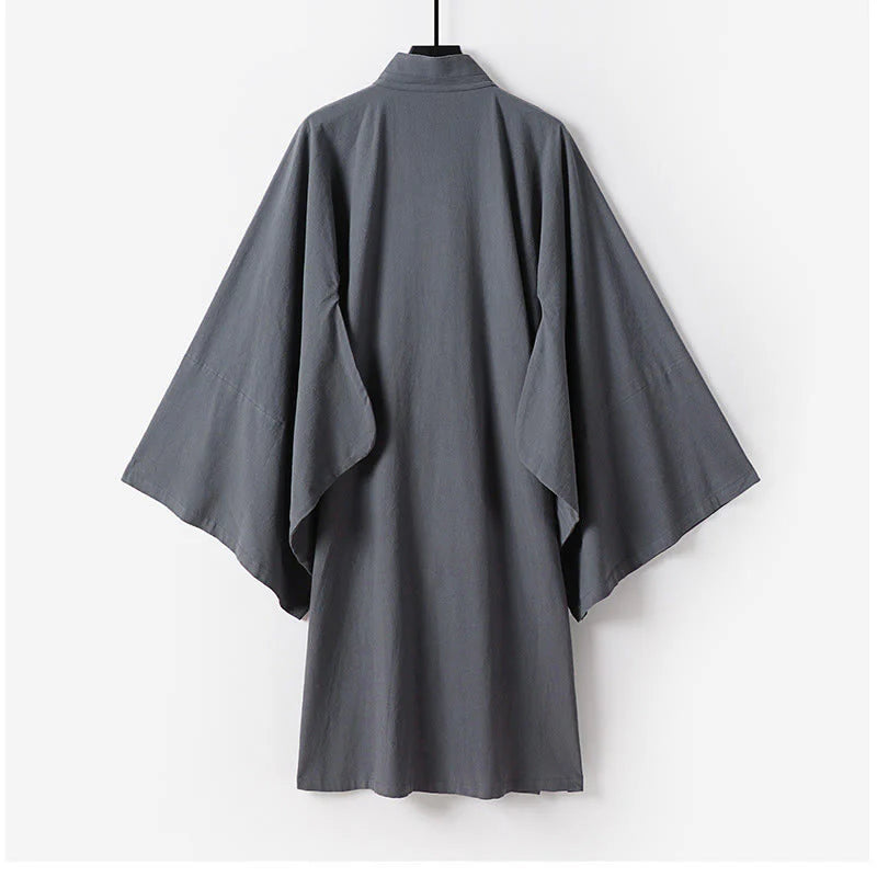 Buddha Stones Wudang Traditional Tai Chi Ceremony Long Wide Sleeve Men's Taoist Long Robe