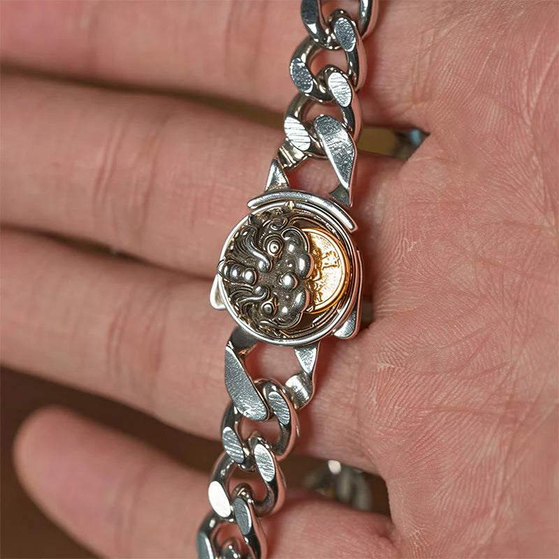Buddha Stones Copper PiXiu Wealth Luck Bracelet