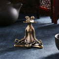 Buddha Stones Mini Small Frog Turtle Koi Fish Snail Crab Copper Wealth Home Decoration