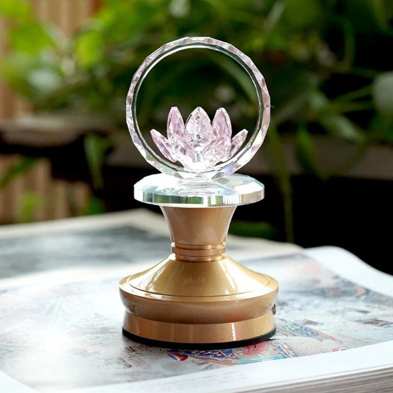 Buddha Stones Lotus Copper Brass New Beginning Home Decoration