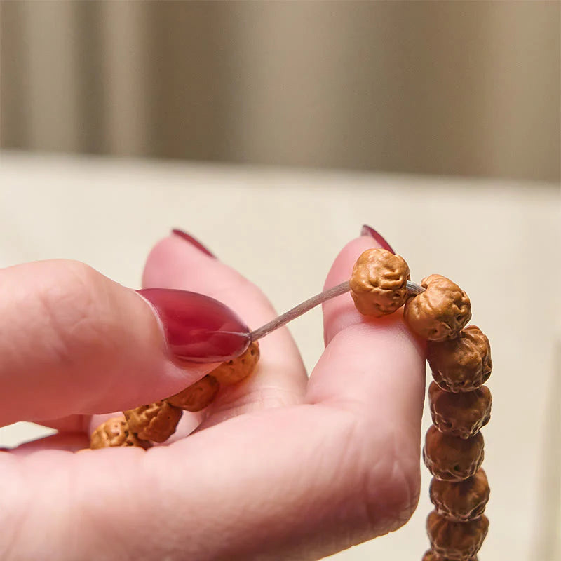 Buddha Stones Tibetan 108 Beads Bodhi Seed Wealth Auspiciousness Mala