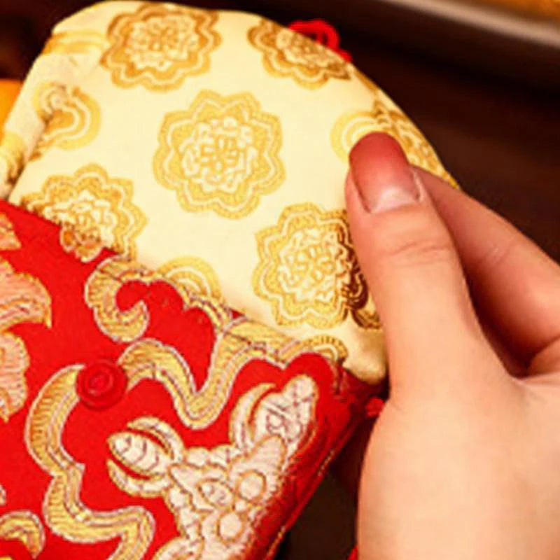 Buddha Stones Year Of The Horse 2026 New Year Fu Character Lucky Embroidery Chinese Red Envelope