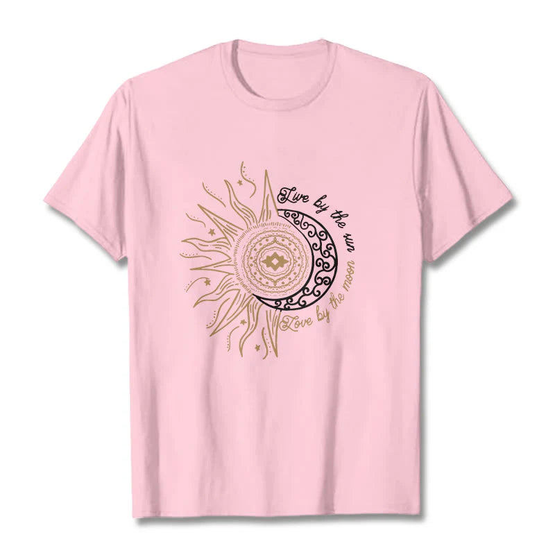Buddha Stones Live By The Sun Love By The Moon Tee T-shirt