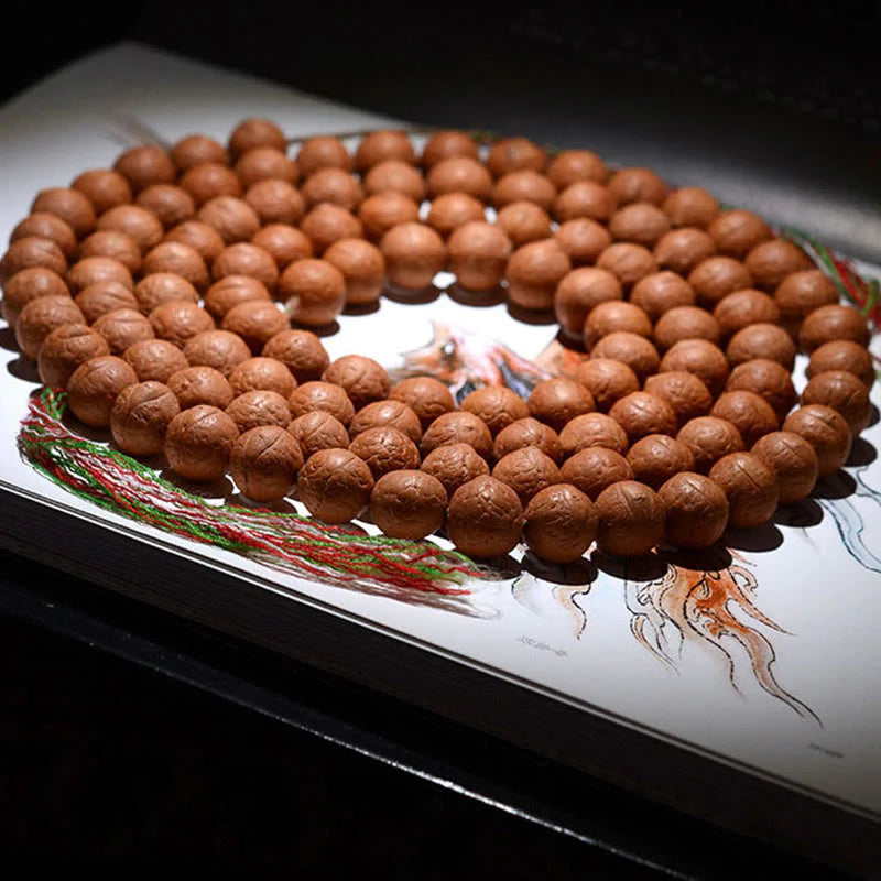Buddha Stones 108 Mala Beads Nepal Bodhi Seed Luck Wealth Tassel Bracelet (Extra 30% Off | USE CODE: FS30)