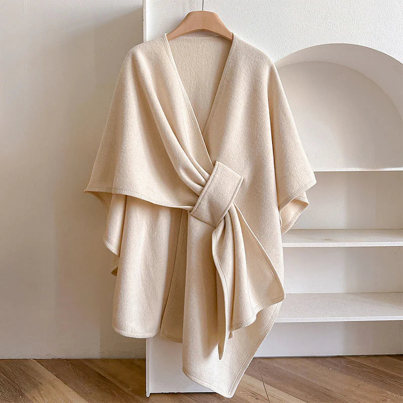 Buddha Stones Winter Solid Color Warm Cozy Split Scarf Shawl