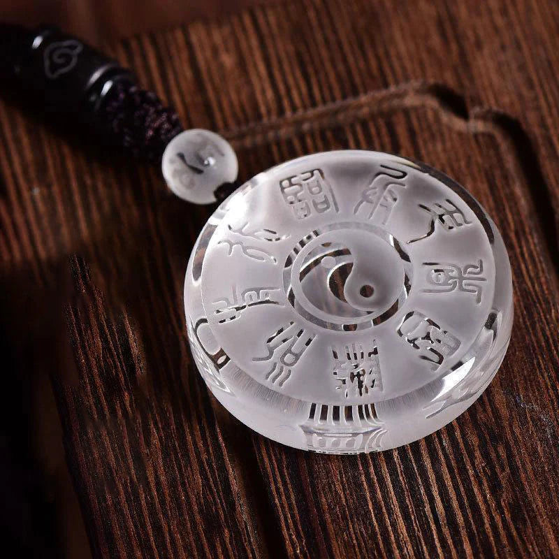 FREE Today: Feng Shui Liuli Yin Yang Protection Balance Pendant Necklace