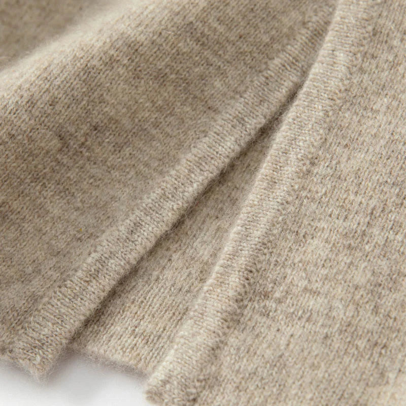 Buddha Stones Winter Solid Color Chinese Frog-Button Men's Wool Long Sleeve Sweater