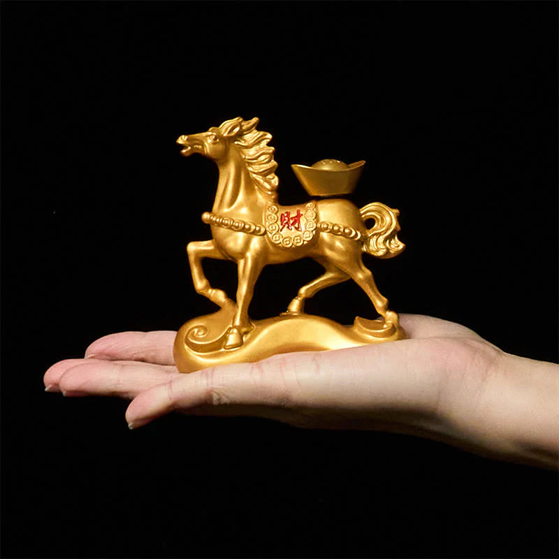 Buddha Stones Wishing You Success and Good Fortune Year of the Horse Decor Includes Gift Message Card
