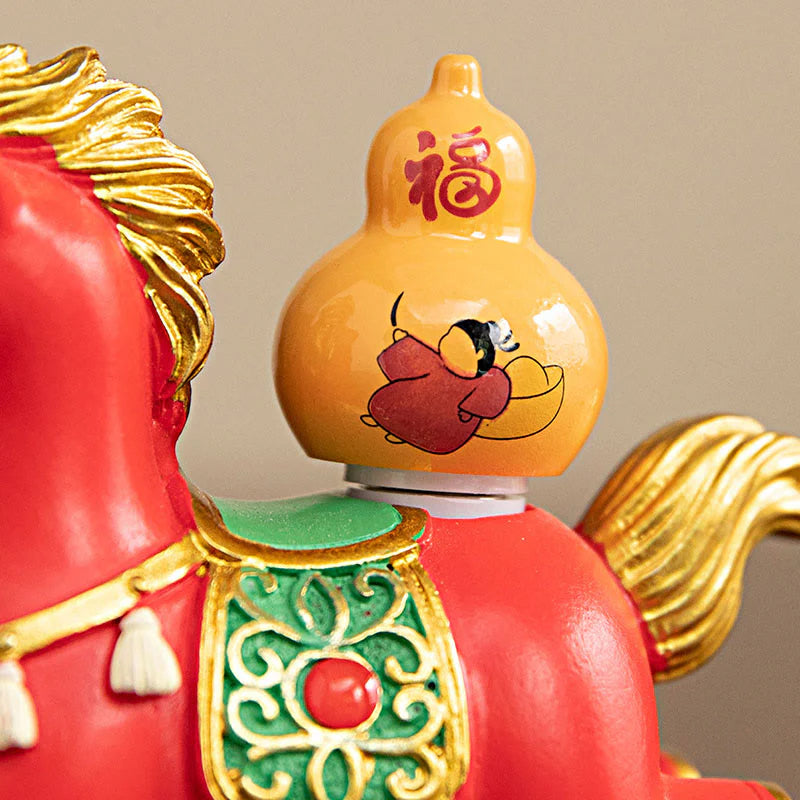 Buddha Stones Chinese Zodiac Year Of The Horse Fu Character Prosperity Home Decoration