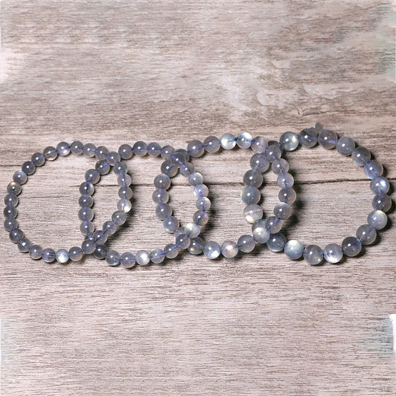 Buddha Stones Natural Moonstone Calm Positive Bracelet