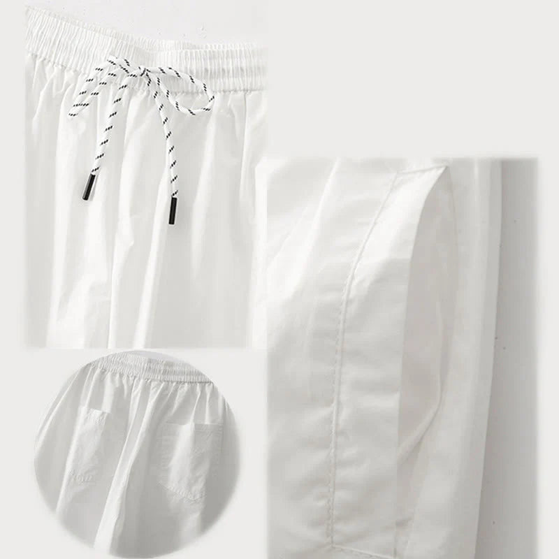 Buddha Stones Plain High Waist Pleats Design Women's Harem Pants With Pockets