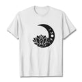 Buddha Stones Crescent Moon Lotus Flower Sun Tee T-shirt